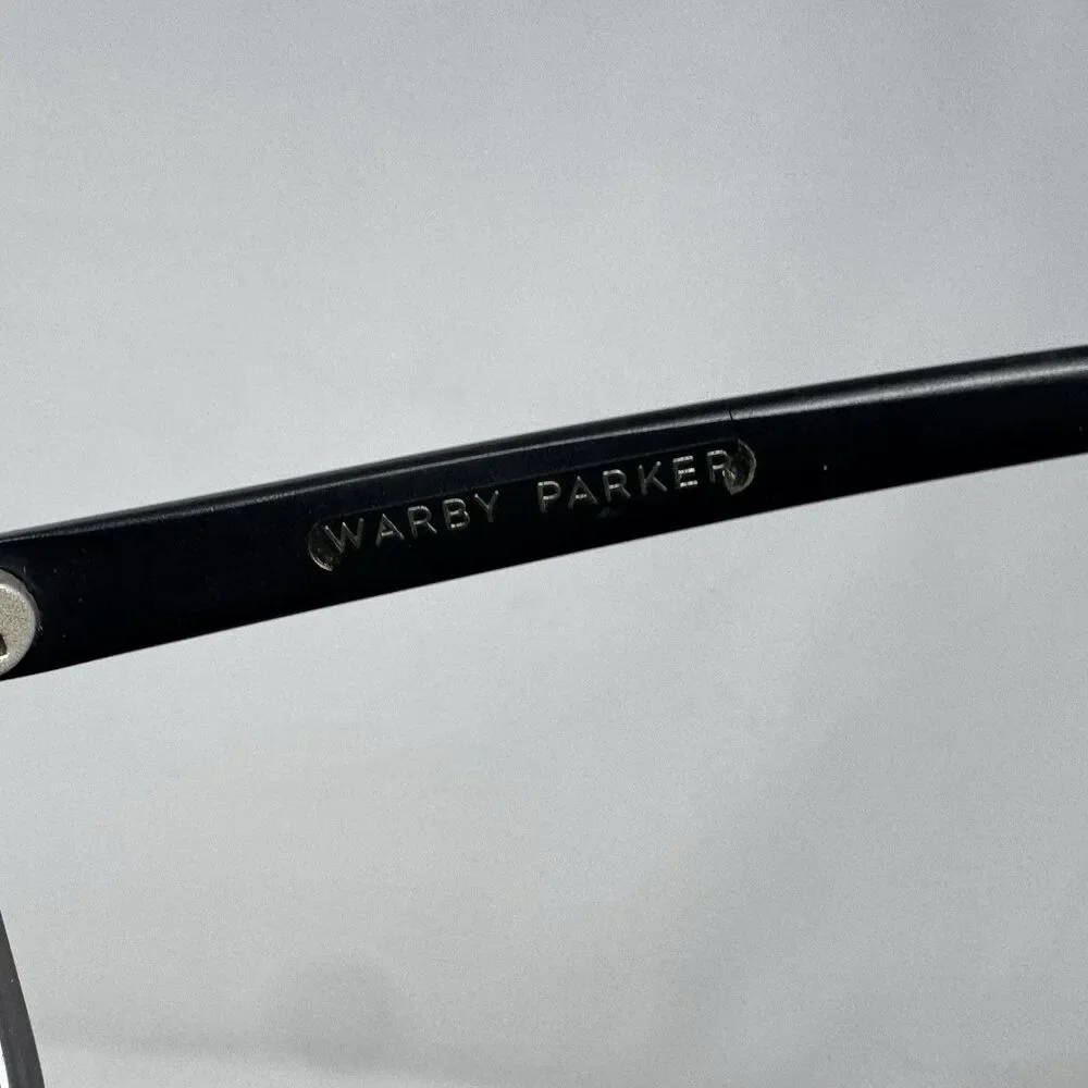 Warby Parker Barkley M103 Black Gray Eyeglass Frames 53-18-142